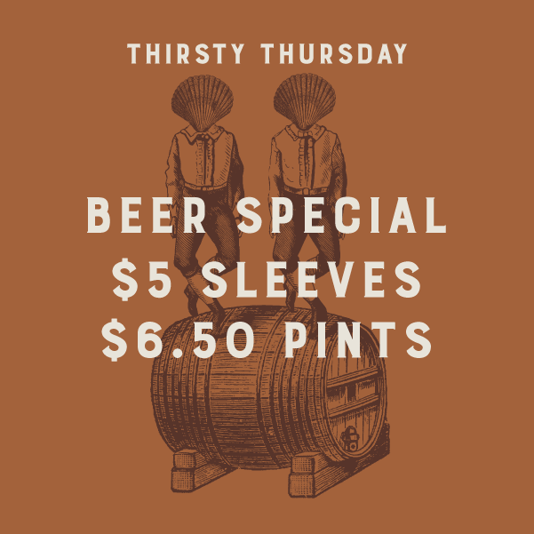 Thursday Beer Specials